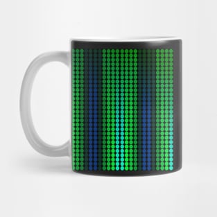 Dots green blue Mug